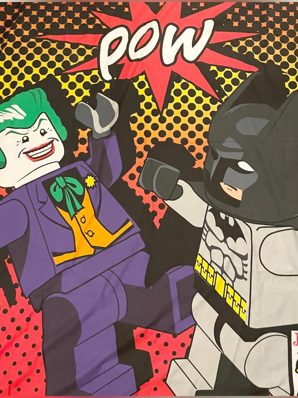 LEGO Batman Reversible Twin Single Duvet Cover Joker 76x52 2013